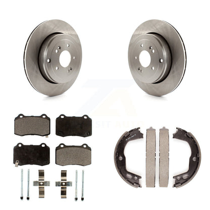 Kit de chaussures de stationnement à plaquettes semi-métalliques, Rotors à disque arrière, pour Hyundai Genesis Coupé