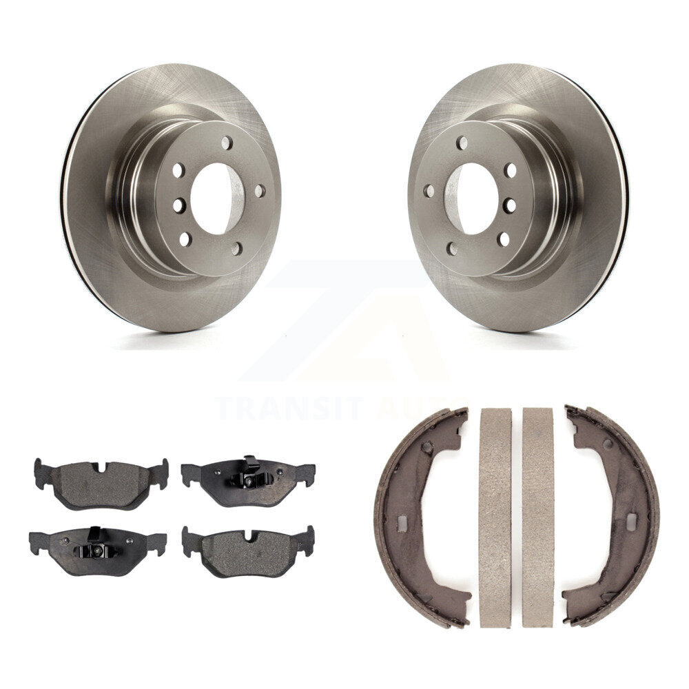 Kit de plaquettes semi-métalliques et de chaussures de stationnement pour disques arrière, pour BMW 128 de 2008 à 2013