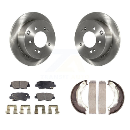 Kit de plaquettes semi-métalliques et de chaussures de stationnement pour rotors de disque arrière, pour Kia Sou 2010 – 2013