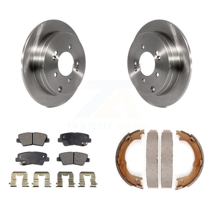Kit de plaquettes semi-métalliques et de chaussures de stationnement pour rotors de disque arrière, pour Kia Amant 2007 – 2009