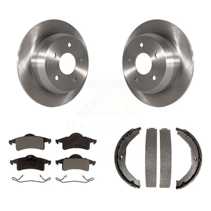 Kit de plaquettes semi-métalliques et de chaussures de stationnement pour rotors de disque arrière, pour Jeep Grand Cherokee