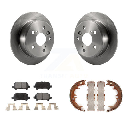 Kit de plaquettes semi-métalliques et de chaussures de stationnement pour rotors de disque arrière, pour Toyota Camry Solara