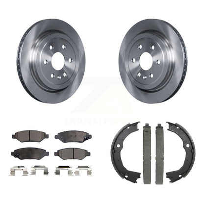 Kit de chaussures de stationnement à plaquettes semi-métalliques, Rotors à disque arrière, pour Cadillac SR 2010 – 2016