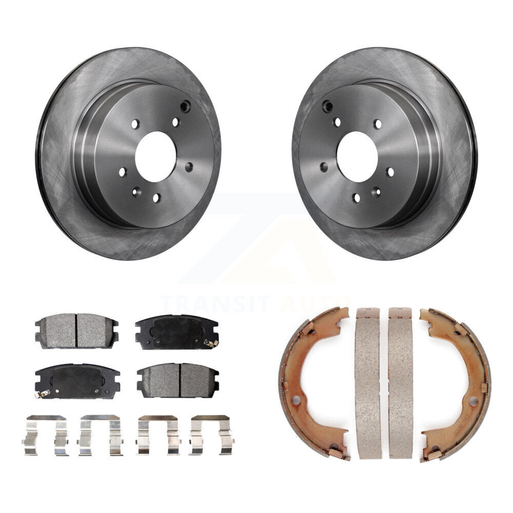 Kit de chaussures de stationnement avec Rotors à disque arrière, plaquettes semi-métalliques, pour Chevrolet Equinox Vue