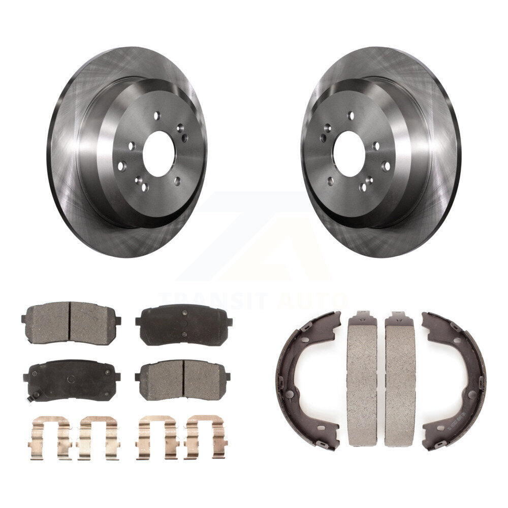 Kit de chaussures de stationnement avec disques semi-métalliques, Rotors à disque arrière, pour Hyundai Veracru 07-12