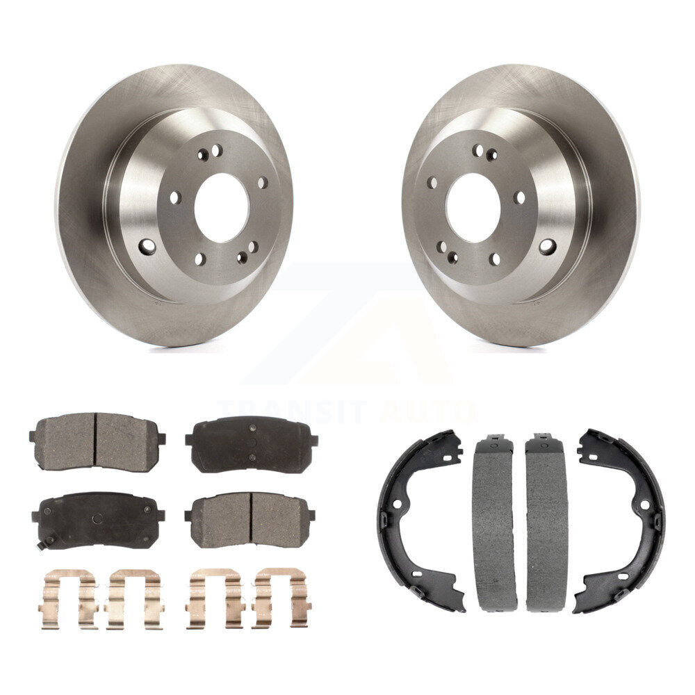 Kit de plaquettes semi-métalliques et de freins de stationnement pour rotors de disque arrière, pour Kia Sedona