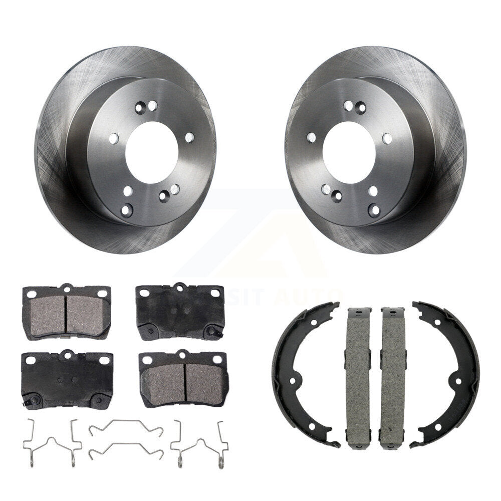Kit de plaquettes semi-métalliques et de freins de stationnement pour rotors de disque arrière, pour Lexus IS250