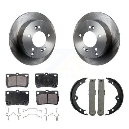 Kit de plaquettes semi-métalliques et de freins de stationnement pour rotors de disque arrière, pour Lexus IS250