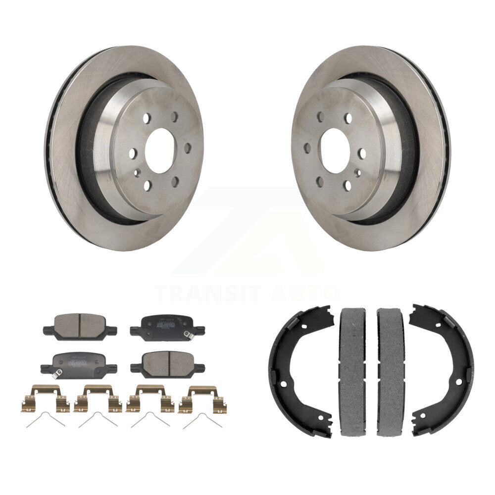 Kit de chaussures de stationnement à plaquettes semi-métalliques, Rotors à disque arrière, pour Chevrolet Colorado GM