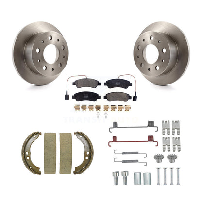 Kit de quincaillerie pour chaussures de stationnement, Rotors à disque arrière, plaquettes semi-métalliques, pour Ram ProMaste