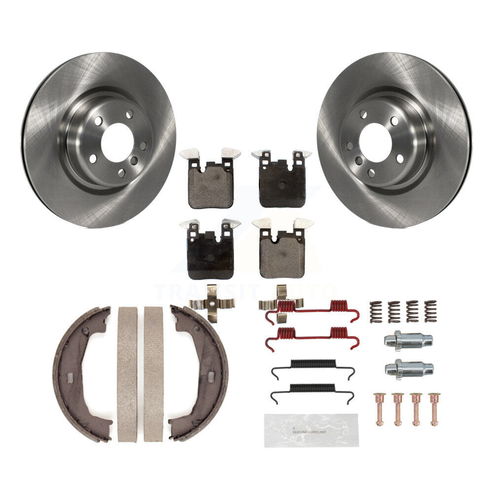 Kit de quincaillerie pour chaussures de stationnement, Rotors à disque arrière, plaquettes semi-métalliques, pour BMW 230i 228
