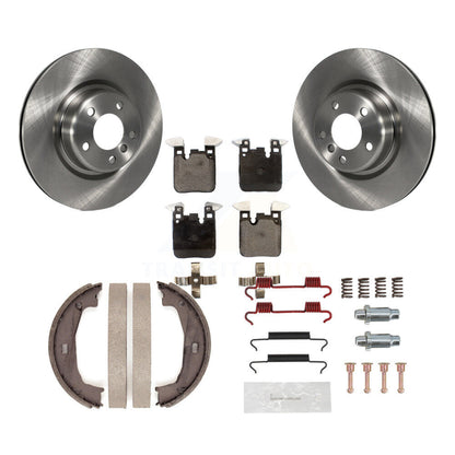 Kit de quincaillerie pour chaussures de stationnement, Rotors à disque arrière, plaquettes semi-métalliques, pour BMW 230i 228