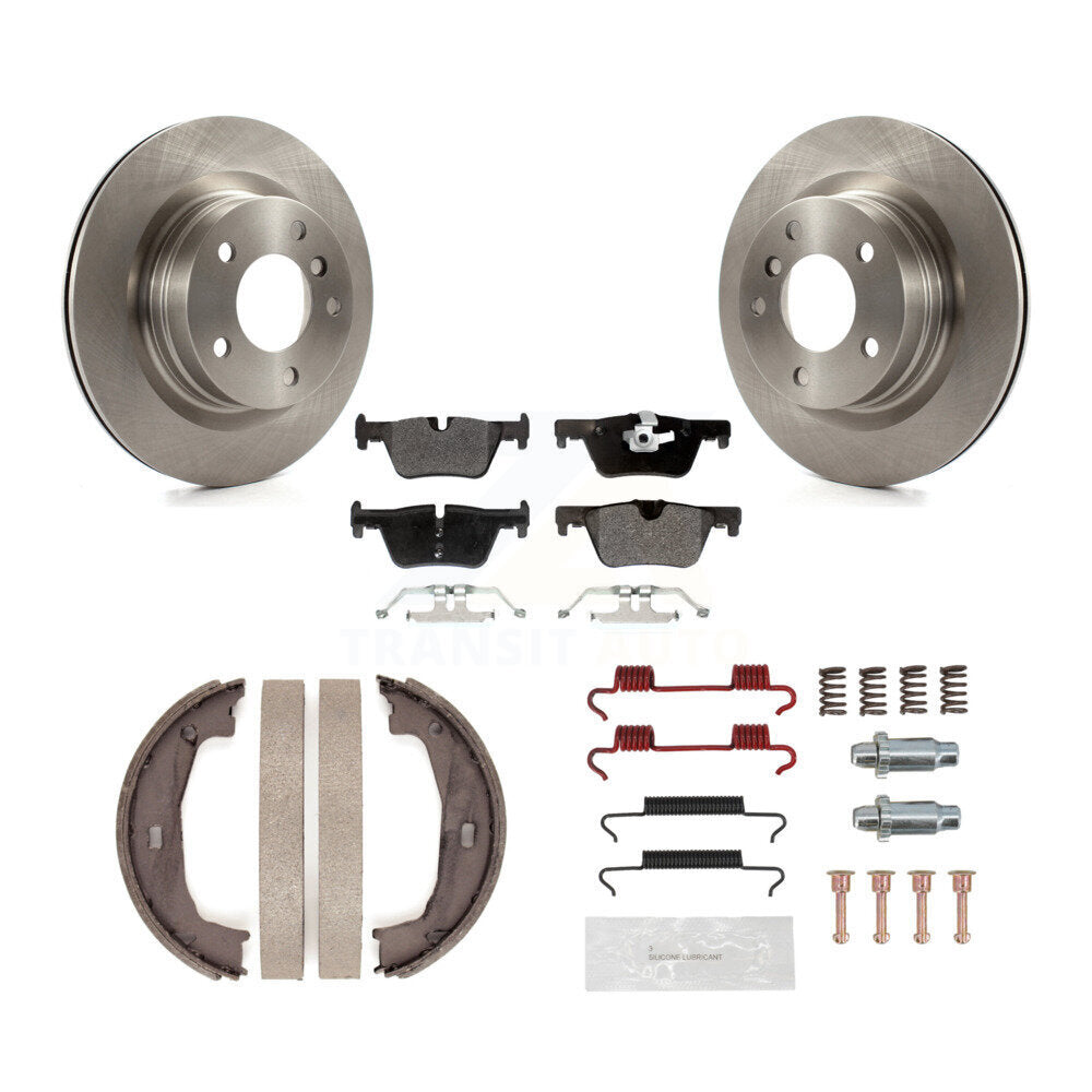 Kit de quincaillerie pour chaussures de stationnement, Rotors à disque arrière, plaquettes semi-métalliques, pour BMW 230i 228