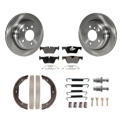 Kit de quincaillerie pour chaussures de stationnement, Rotors à disque arrière, plaquettes semi-métalliques, pour BMW 328i 330