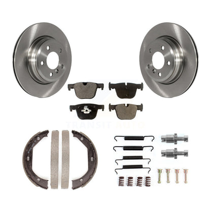 Kit de quincaillerie pour chaussures de stationnement, Rotors à disque arrière, plaquettes semi-métalliques, pour BMW 330i 328