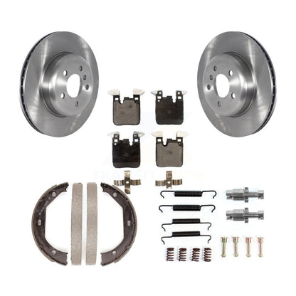 Kit de quincaillerie pour chaussures de stationnement, Rotors à disque arrière, plaquettes semi-métalliques, pour BMW 328i 330