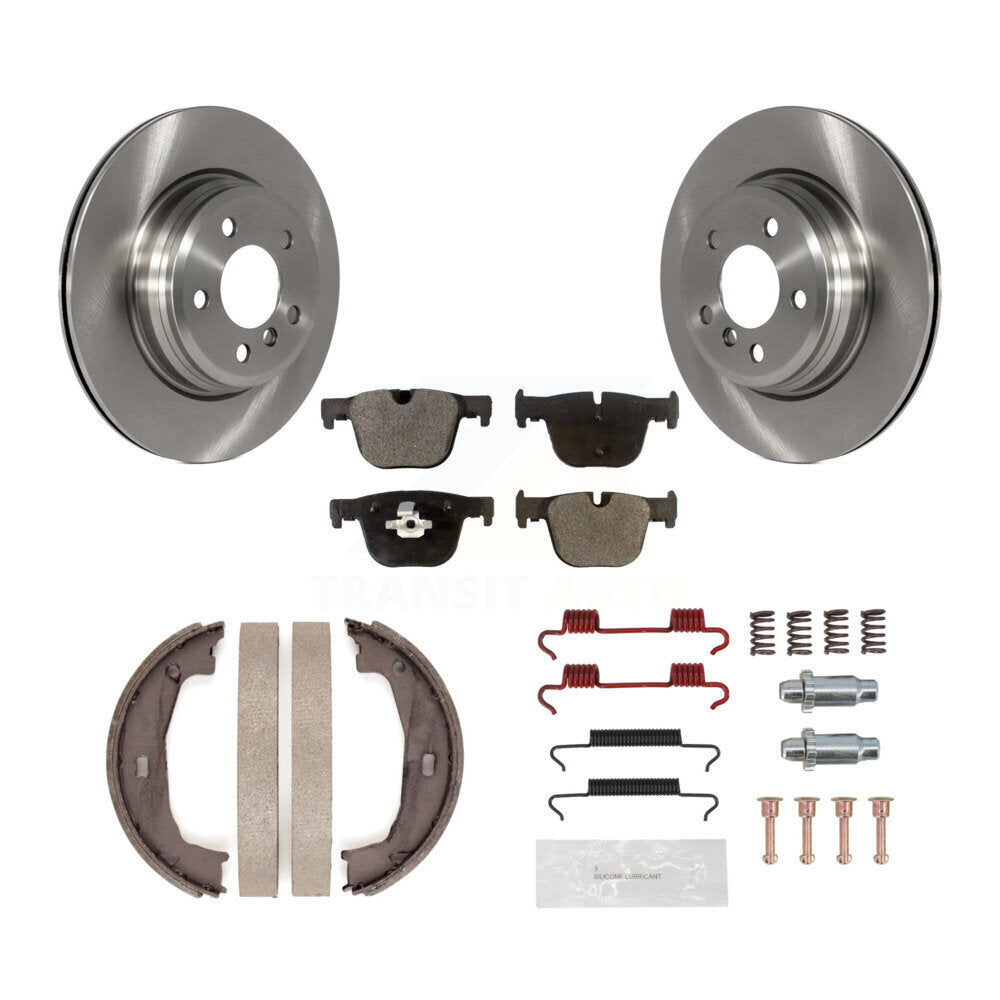 Kit de quincaillerie pour chaussures de stationnement, Rotors à disque arrière, plaquettes semi-métalliques, pour BMW 428i Gra