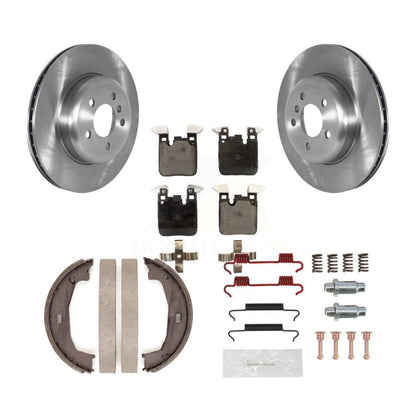 Kit de quincaillerie pour chaussures de stationnement, Rotors à disque arrière, plaquettes semi-métalliques, pour BMW 428i 328