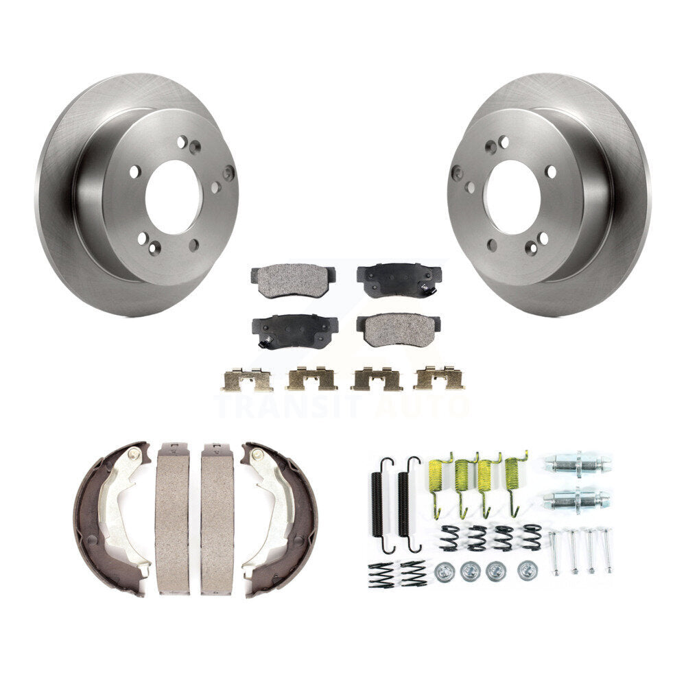 Kit de quincaillerie pour chaussures de stationnement, Rotors à disque arrière, plaquettes semi-métalliques, pour Hyundai XG35