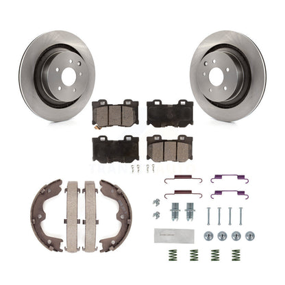 Kit de quincaillerie pour chaussures de stationnement, Rotors à disque arrière, plaquettes semi-métalliques, pour INFINITI G37
