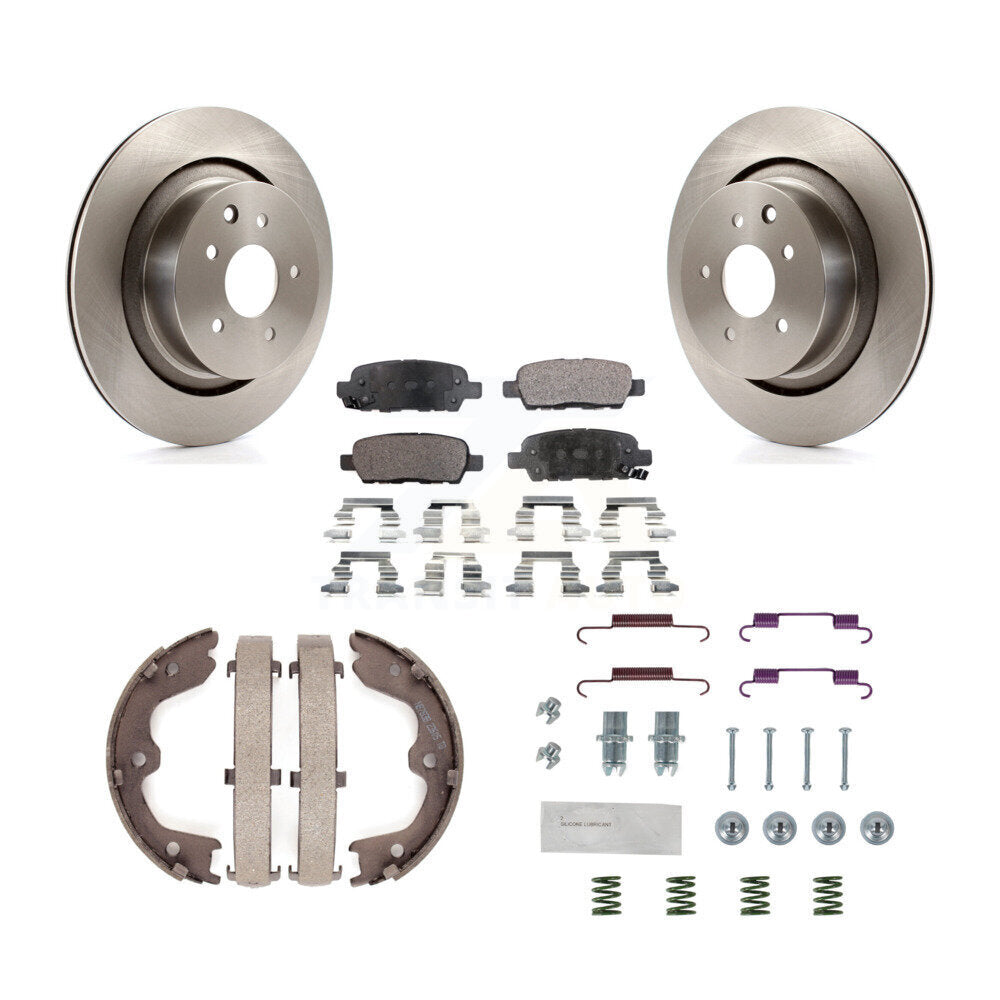 Kit de quincaillerie pour chaussures de stationnement, Rotors à disque arrière, plaquettes semi-métalliques, pour INFINITI G35