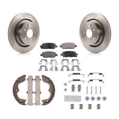 Kit de quincaillerie pour chaussures de stationnement, Rotors à disque arrière, plaquettes semi-métalliques, pour INFINITI G35