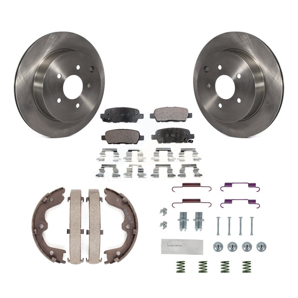 Kit de quincaillerie pour chaussures de stationnement, Rotors à disque arrière, plaquettes semi-métalliques, pour INFINITI FX3