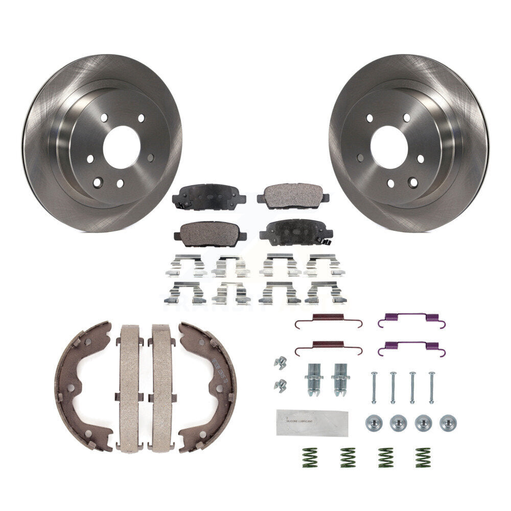 Kit de quincaillerie pour chaussures de stationnement, Rotors à disque arrière, plaquettes semi-métalliques, pour INFINITI G35