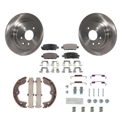 Kit de quincaillerie pour chaussures de stationnement, Rotors à disque arrière, plaquettes semi-métalliques, pour INFINITI G35