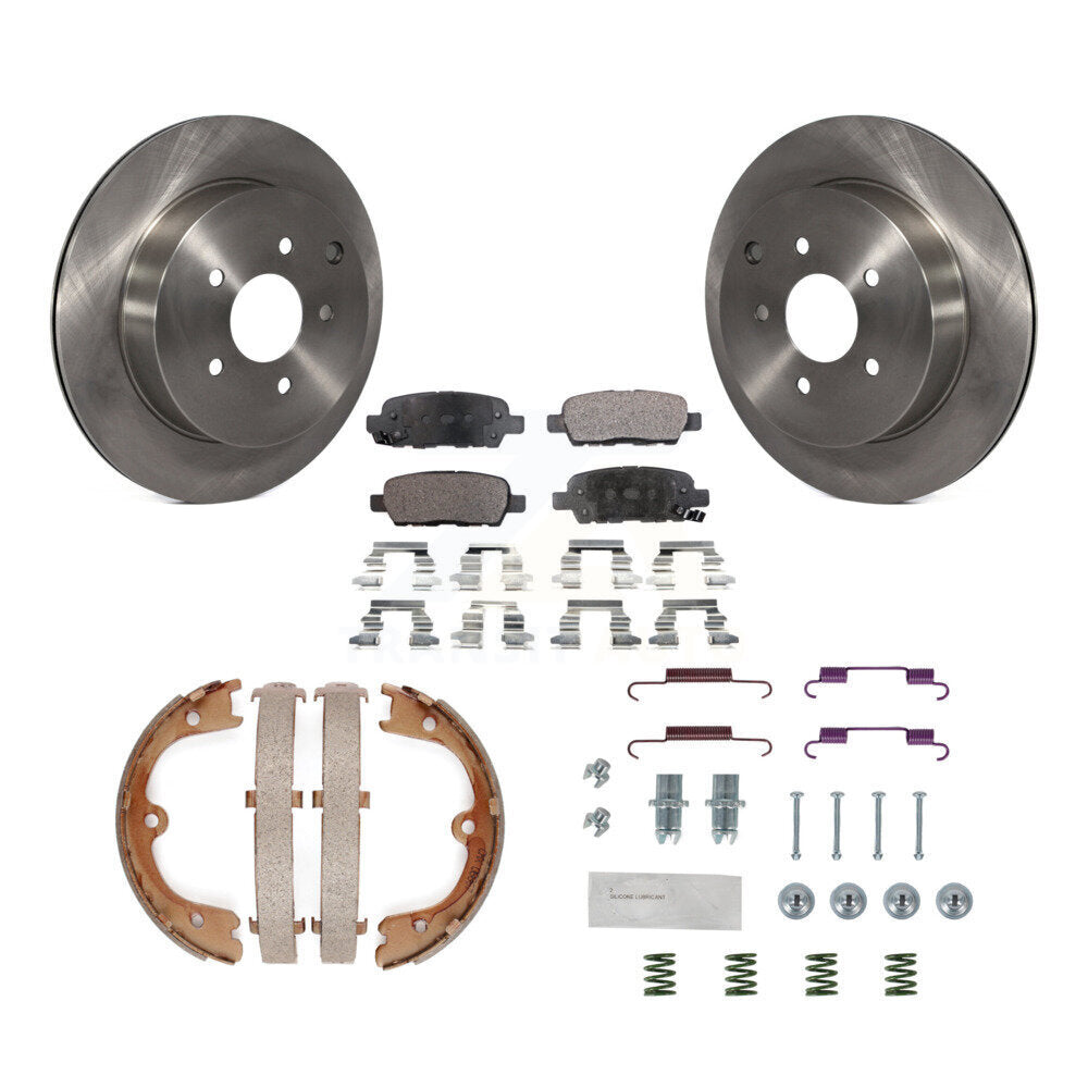 Kit de quincaillerie pour chaussures de stationnement, Rotors à disque arrière, plaquettes semi-métalliques, pour INFINITI FX3