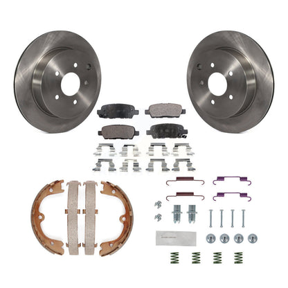 Kit de quincaillerie pour chaussures de stationnement, Rotors à disque arrière, plaquettes semi-métalliques, pour INFINITI FX3