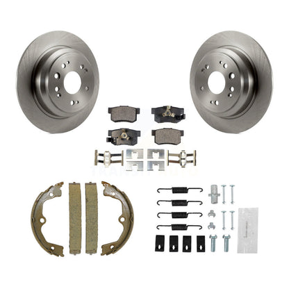 Kit de quincaillerie pour chaussures de stationnement, Rotors à disque arrière, plaquettes semi-métalliques, pour Honda Accord