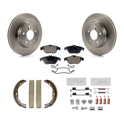 Kit de quincaillerie pour chaussures de stationnement, Rotors à disque arrière, plaquettes semi-métalliques, pour Mercedes-Ben