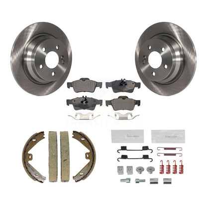 Kit de quincaillerie pour chaussures de stationnement, Rotors à disque arrière, plaquettes semi-métalliques, pour Mercedes-Ben