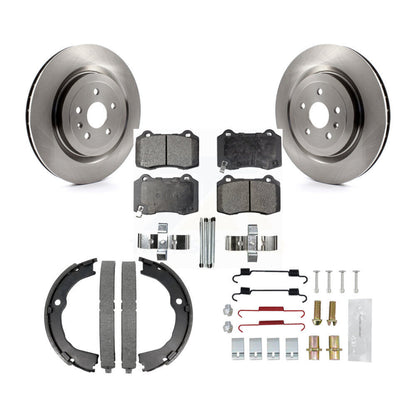 Kit de quincaillerie pour chaussures de stationnement, Rotors à disque arrière, plaquettes semi-métalliques, pour Chevrolet CT