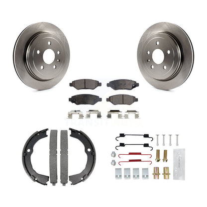 Kit de quincaillerie pour chaussures de stationnement, Rotors à disque arrière, plaquettes semi-métalliques, pour Chevrolet CT