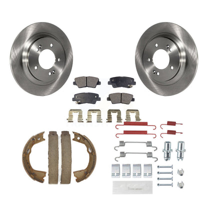Kit de quincaillerie pour chaussures de stationnement, Rotors à disque arrière, plaquettes semi-métalliques, pour Hyundai Azer