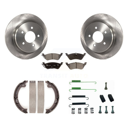 Kit de quincaillerie pour chaussures de stationnement, Rotors à disque arrière, plaquettes semi-métalliques, pour Dodge Grand