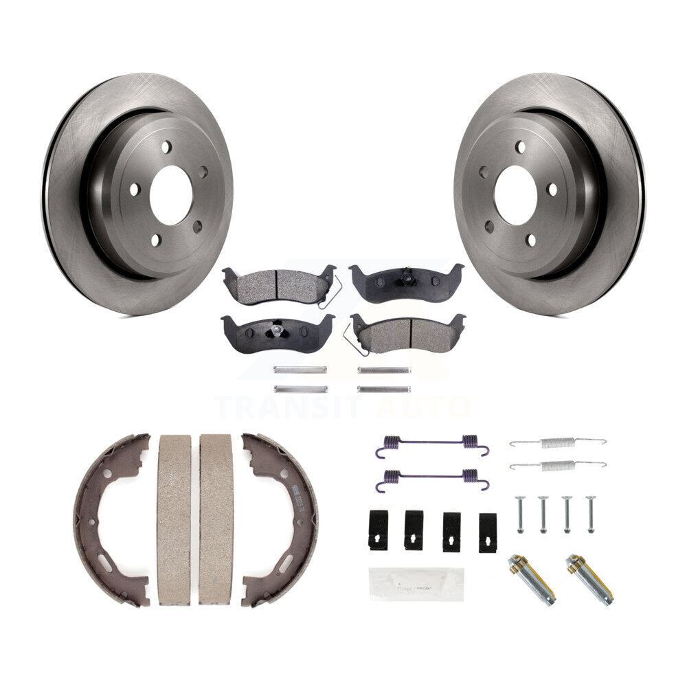 Kit de quincaillerie pour chaussures de stationnement, Rotors à disque arrière, plaquettes semi-métalliques, pour Mercury Gran
