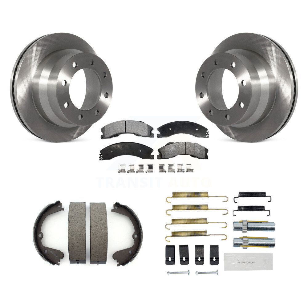 Kit de quincaillerie pour chaussures de stationnement, Rotors à disque arrière, plaquettes semi-métalliques, pour Chevrolet GM