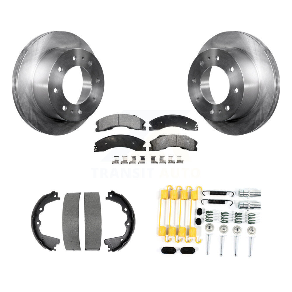 Kit de quincaillerie pour chaussures de stationnement, Rotors à disque arrière, plaquettes semi-métalliques, pour GMC Sierra H