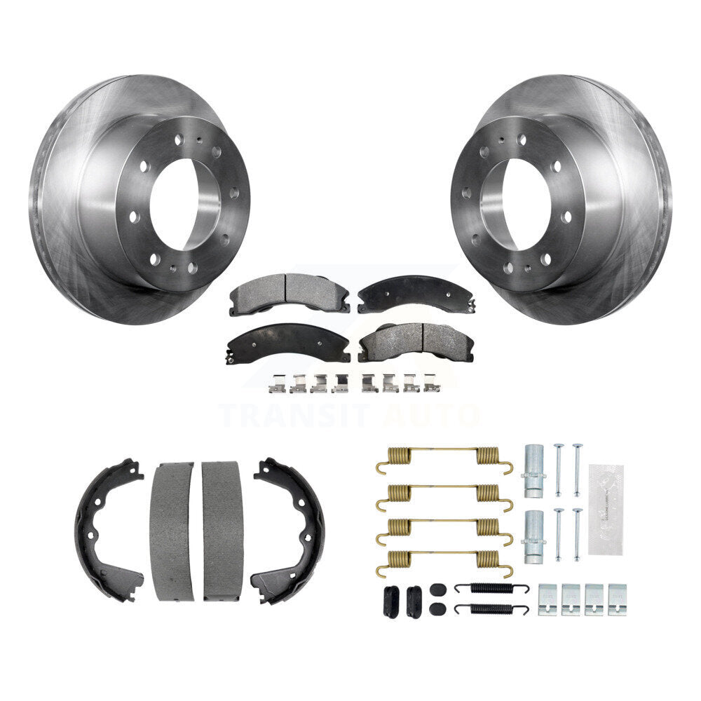 Kit de quincaillerie pour chaussures de stationnement, Rotors à disque arrière, plaquettes semi-métalliques, pour GMC Sierra H