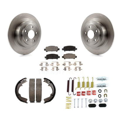 Kit de quincaillerie pour chaussures de stationnement, Rotors à disque arrière, plaquettes semi-métalliques, pour Subaru Legac