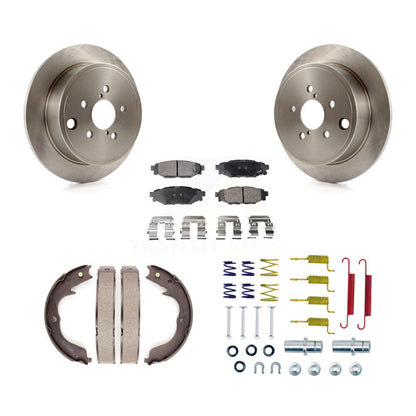 Kit de quincaillerie pour chaussures de stationnement, Rotors à disque arrière, plaquettes semi-métalliques, pour Subaru Legac