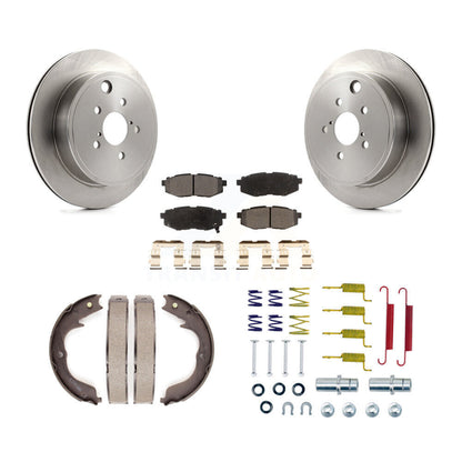 Kit de quincaillerie pour chaussures de stationnement, Rotors à disque arrière, plaquettes semi-métalliques, pour Subaru Legac