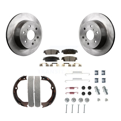 Kit de quincaillerie pour chaussures de stationnement, Rotors à disque arrière, plaquettes semi-métalliques, pour GMC Chevrole