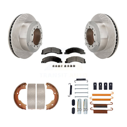 Kit de quincaillerie pour chaussures de stationnement, Rotors à disque arrière, plaquettes semi-métalliques, pour Ram Dodge 45