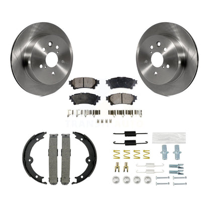Rotors à disque arrière, patins semi-métalliques, chaussures de stationnement et Kit de matériel pour Lexus IS25