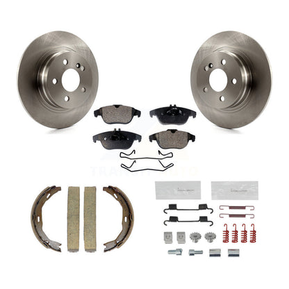 Kit de quincaillerie pour chaussures de stationnement, Rotors à disque arrière, plaquettes semi-métalliques, pour Mercedes-Ben