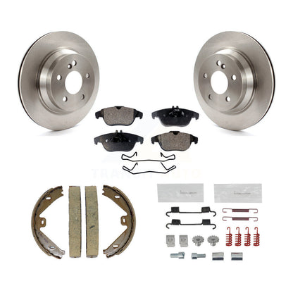 Kit de quincaillerie pour chaussures de stationnement, Rotors à disque arrière, plaquettes semi-métalliques, pour Mercedes-Ben
